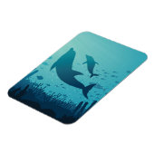 Schöner Unterwassersee Magnet (Linke Seite)