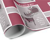 Schöner Urlaub Geschenkpapier (Rolleneckpunkt)