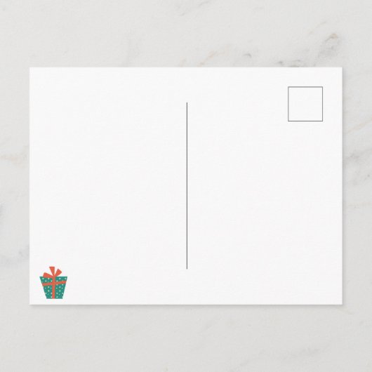 Schöner Urlaub! Niedlich Pinguin | Weihnachten Postkarte (Rückseite)