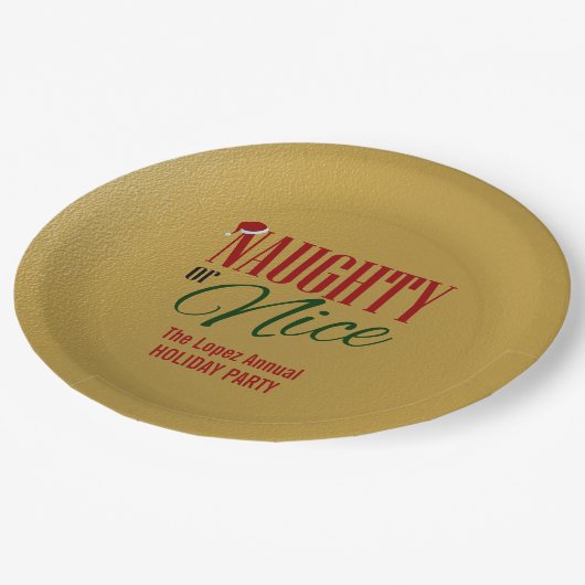 Schöner Urlaub Pappteller (Schrägansicht)