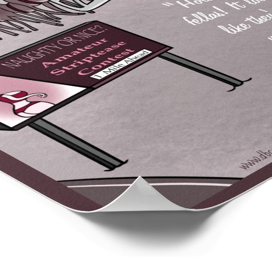 Schöner Urlaub Poster (Ecke)