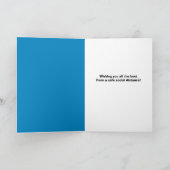 Schöner Urlaub Weihnachtsbaum Feiertagskarte (Innenseite)