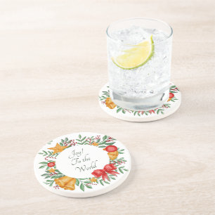 Schöner Urlaubsrahmen zum Anpassen Getränkeuntersetzer