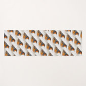 Schöner Varied Thrush am Winterschnee Yogamatte (Vorderseite (Horizontal))
