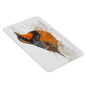 Schöner Varieté-Songbird im Schnee Magnet (Rechte Seite)