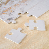 Schöner Varieté-Songbird im Schnee Puzzle (Seite)