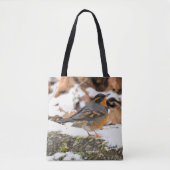 Schöner Varieté-Songbird im Schnee Tasche (Vorderseite)