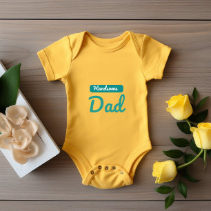 Schöner Vater - der beste Titel, den ein Mensch ha Baby Strampler