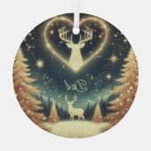 Schöner Vater Weihnachtsschmuck, personalisieren S Ornament Aus Glas (Rückseite)