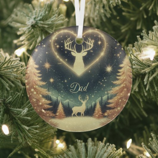 Schöner Vater Weihnachtsschmuck, personalisieren S Ornament Aus Glas (InSitu)