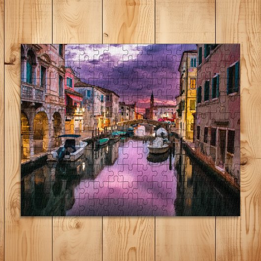 Schöner Venedig-Kanal in Italien Puzzle