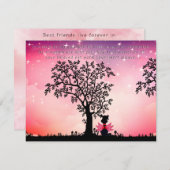 Schöner Verlust einer Begrüßungskarte für Hunde im Einladung (Vorne/Hinten)