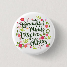 Schöner Verstand inspiriert andere Button