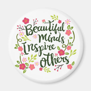 Schöner Verstand inspiriert andere Magnet des