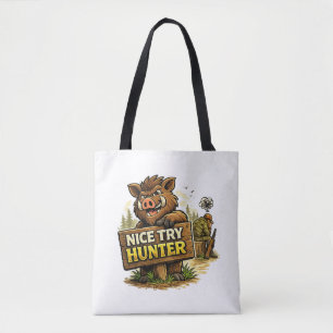 Schöner Versuch Jäger Tasche