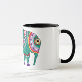 Schöner Verzierter Elefant Tasse