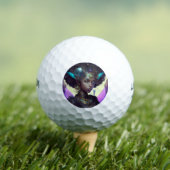 Schöner, verzierter Weltraumkrieger Golfball (Insitu T-Shirt)