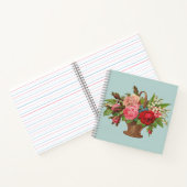 schöner Viktorianischer Blume Notizblock (Innenseite)