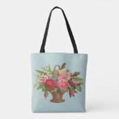 schöner Viktorianischer Blume Tasche (Rückseite)