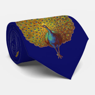 schöner Viktorianischer Pfauendruck Krawatte