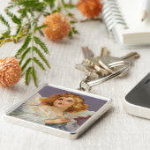 Schöner Vintager Angel Schlüsselanhänger (Seite)