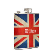 Schöner Vintager BRITISCHER Flachmann (Rechts)