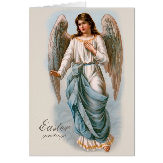 Schöner Vintager Engel CC1093 Ostersegmente (Vorne)