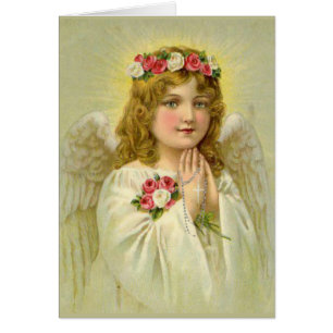 Schöner Vintager Engel Praing Rosary