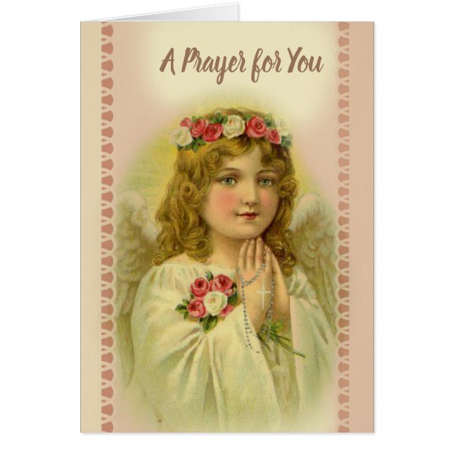 Schöner Vintager Engels-betendes Rosenbeet (Vorne)