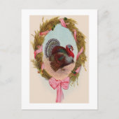 Schöner Vintager Erntedank Postkarte (Vorderseite)