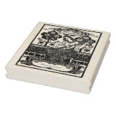 Schöner Vintager Ex Libris Individuelle Name Gummistempel (Stempel)