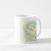 SCHÖNER Vintager Viktorianischer Taubenbrief Kaffeetasse (VorderseiteRechts)
