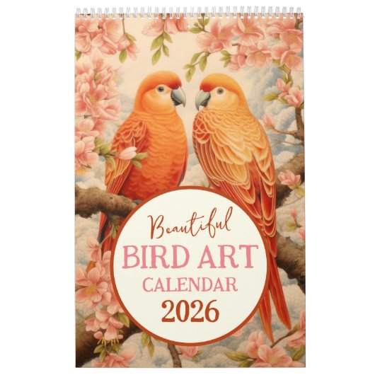 Schöner Vogel Art 2026 Kalender (Titelbild)