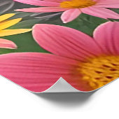 Schöner Vogel in der Natur der Küste Poster (Ecke)