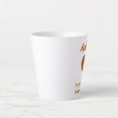 Schöner Vogel mit positiver Aussage Milchtasse (Vorderseite)