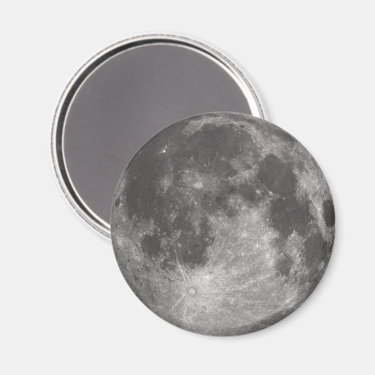 Schöner Vollmond Magnet (Vorderseite/Rückseite)