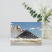 Schöner Vulkan Klyuchevskoy. Russland Postkarte (Stehend Vorderseite)