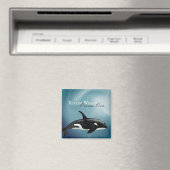 Schöner Wal, Orcinus Orca Magnet (In Situ (Geschirrspüler))