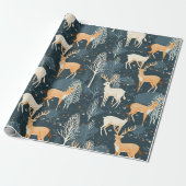 Schöner Wald Deer Geschenkpapier (Ungerollt)