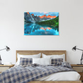 Schöner Waldberg mit blauem Himmel Leinwanddruck (Insitu (Schlafzimmer))