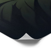 schöner Waldweg Poster (Ecke)