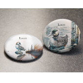 schöner Wallon auf einem Felsen in Aquarell Flaschenöffner