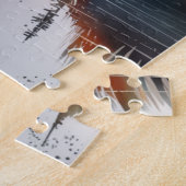 schöner Wallon auf einem Felsen in Aquarell Puzzle (Seite)