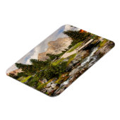 Schöner Wanderweg Fluss, Bäume & Berge Magnet (Linke Seite)