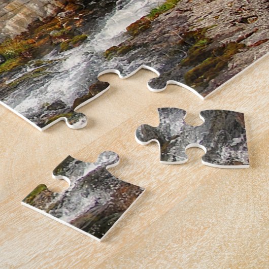 Schöner Wanderweg Fluss, Bäume & Berge Puzzle (Seite)