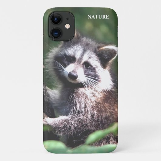 Schöner Waschbär auf dem Dschungel Case-Mate iPhone Hülle (Rückseite)