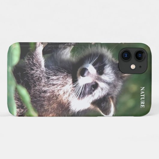 Schöner Waschbär auf dem Dschungel Case-Mate iPhone Hülle (Rückseite (Horizontal))