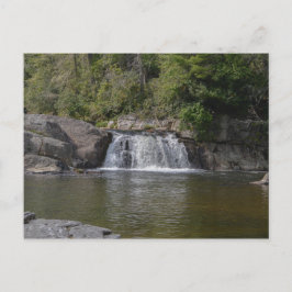 Schöner Wasserfall im Appalachen Postkarte