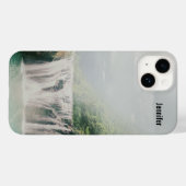 Schöner Wasserfall im Bergwald Case-Mate iPhone Hülle (Rückseite (Horizontal))