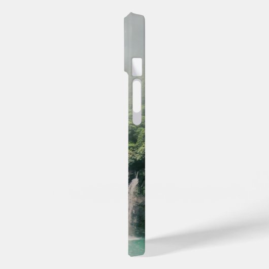 Schöner Wasserfall im Bergwald Case-Mate iPhone Hülle (Rückseite / Links)